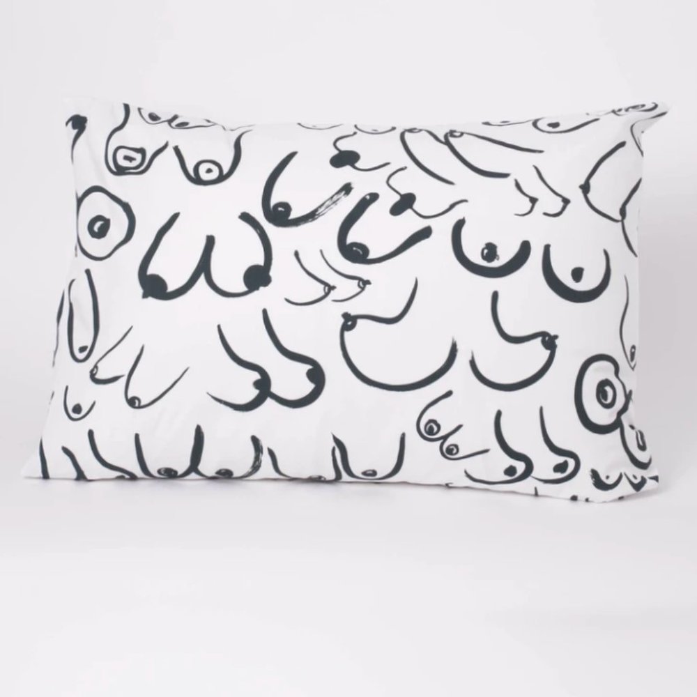 GRAVEL & GOLD The Boobs Pillowcase - New!